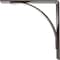 Ekena Millwork Morris Steel Bracket, Hammered Brown 3"W x 12"D x 12"H BKTM03X12X12MOHBR - alternate 2